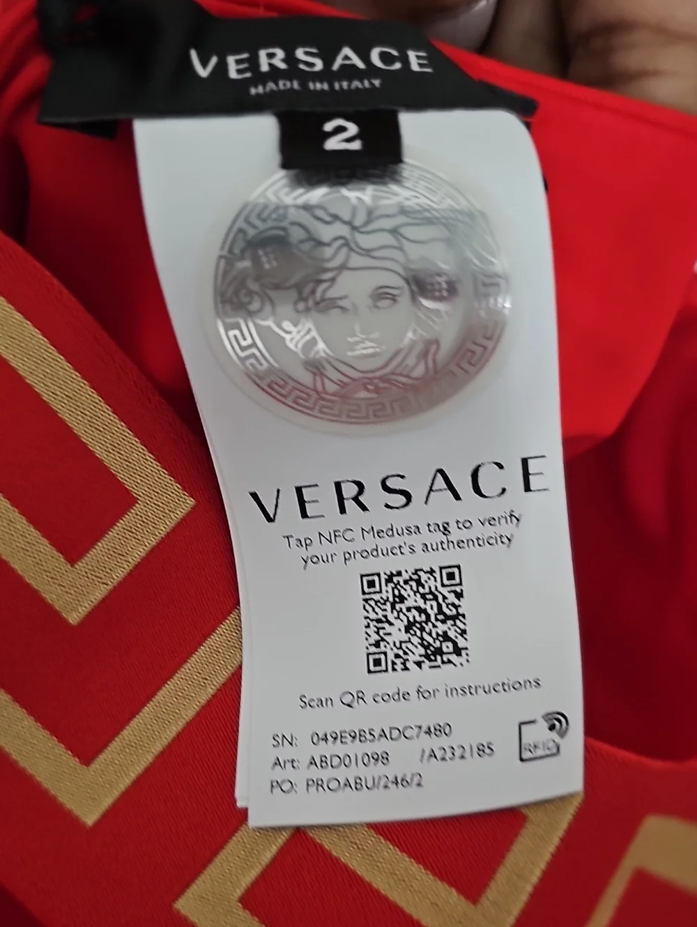 Versace Greca Border One Piece Swimsuit - Picture 7 of 9
